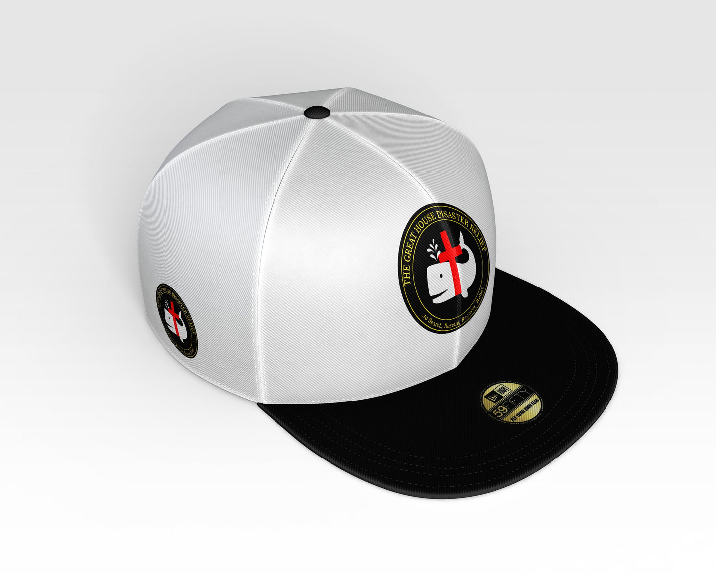 THE GREAT HOUSE DISASTER RELIEF CAP (WHITE) - BMS MANGOES MARKETPLACE