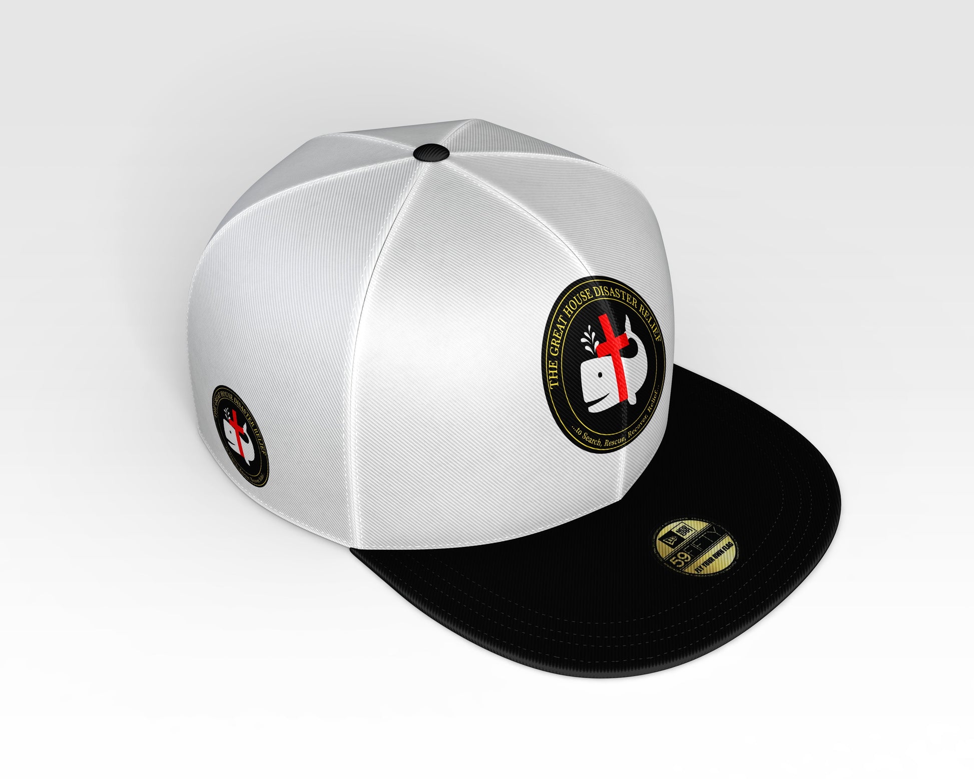 THE GREAT HOUSE DISASTER RELIEF CAP (WHITE) - BMS MANGOES MARKETPLACE