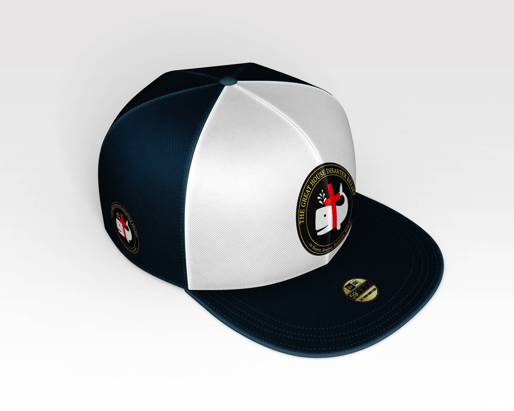 THE GREAT HOUSE DISASTER RELIEF CAP (NAVY BLUE) - BMS MANGOES MARKETPLACE